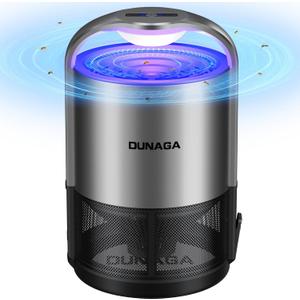 Automatic Fruit Fly Trap Indoor, Fly Traps Indoor for Home, Gnat Traps for House, Mosquito Traps, Insect Traps Indoor with 10 Sticky Glue Boards, Gray