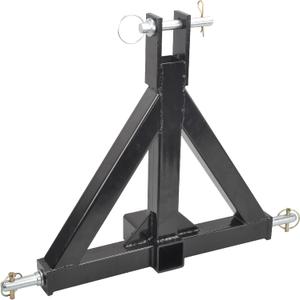 3 Point 2 Inch Receiver Drawbar Hitch Adapter for Farm Equipment (Category 1 Tractors)