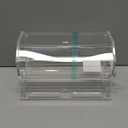 Winco Acrylic Straw Dispenser, Medium, 12.38 x 5.5 x 7.13 inches, Clear