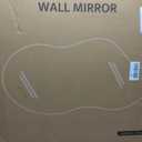 Irregular LED Mirror with Lights 40x24 Inch Backlit Asymmetrical Bathroom Mirrors for Wall Cloud Lighted Vanity Mirrors Shatterproof, Anti-Fog, Dimmable, 3 Colors (Horizontal/Vertical)