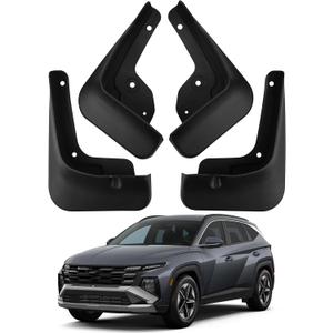 Mud Flaps Compatible with 2025 Hyundai Tucson Accessories 2024 2023 2022 All Weather Fender Guard Mudguards Sediment Protection No Need to Drill HolesNOT FIT N Line