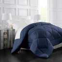 Full/Queen Comforter Insert, All Season Down Alternative, Box Stitching, Lightweight, Hypoallergenic, Corner Tabs, 89"x89"