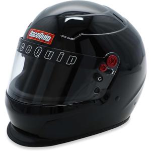 RaceQuip PRO25 Full Face Racing Helmet (Black, XL)