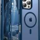 jaroco Magnetic for iPhone 16 Pro Max Case, [Compatible with MagSafe][Military Grade Drop Protection][Heavy Duty Protection][Non-Slip][Shockproof] 2-Layer Durable Bumper Phone Case 6.9''-Deep Blue