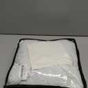 yescool Weighted Blanket (7 lbs, 41" x 60", White) Cooling Heavy Blanket for Sleeping Perfect for 60-90 lbs, Breathable Blanket with Premium Glass Bead, Machine Washable