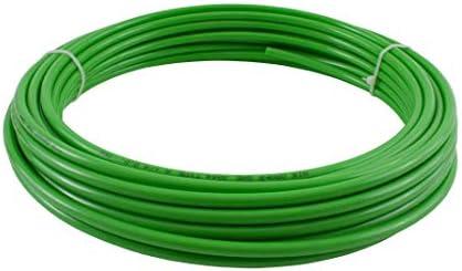 Mytee Products 3/8" OD x 50' Green SAE J844 Nylon Air Brake Tubing DOT Approved | Pneumatic Nylon Air Line Hose for Brake System