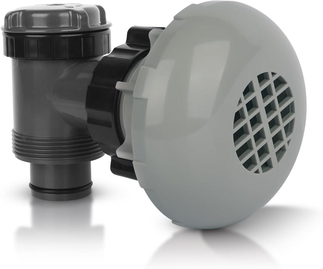 On/Off Plunger Valve with Strainer for Easy Adjustment for Above-Ground Pool Filter Pump On/Off Plunger Valve Part, compatible with Intex, Coleman Frame Set & Ultra Frame Pools