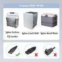 12V Car DC Power Cord Compatible with Igloo Cool Chill, Iceless TE Thermoelectric Cooler, Replacement Car Adapter 25121 for Igloo Electric Cooler. (10FT)