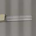 18" French Cleat Picture Hanger, Aluminum Mirror Hanging Kit with Hardware, Ideal for Artwork, Whiteboard, Cabinet, Holds 110 Lbs. Per Pair, 1 Pairs