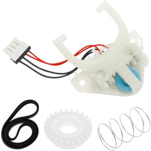 New Upgraded WH03X30517 Washer Shift Actuator & WH05X24185 Washer Clutch & WH01X27538 Washer Drive Belt & WH01X24434 Spring, Clothes Wasing Machine Parts Kit Fit for Hotpoint Washer