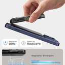 SUPCASE for MagSafe Wallet with Stand, Magnetic Wallet for Men, [Hold 5 Cards] [Adjustable Stand] [RFID Blocking] Phone Stand Credit Card Holder Tripod for iPhone 17/16/15/14/13/12 Series, Carbon