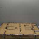 BCAN 51" Octagonal Mini Trampoline, Max Load 450 LBS Fitness Trampoline with T-Adjustable Handle Bar, Silent Bungees, Larger, More Stable, Quieter Exercise Rebounder for Adults Indoor/Garden Workout (Black)