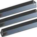 Direct Store Parts DP105 (3-Pack) 18 15/16 x 3 7/8 Inch Porcelain Steel Heat Plates Replacement for CharGriller 3001,3008,3030,4000,5050,5252, for King Griller 3008,5252 Gas Grill