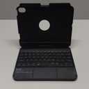 FUWANG Touchpad Keyboard Case for iPad mini 7 A17 Pro 2024 & Mini 6th Generation 2021 8.3 inch - 360 Swivel 7 Color Backlit Keyboard for iPad mini 7th 6th Generation with Pencil Holder, Black