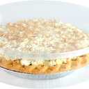 Youngever Plastic Pie Container, 11 Inch, Fresh Pie Keeper, Cupcake Carrier, Clear Round Food Storage Container with Lid, Food Container for Cupcakes, Cookies, Cheesecakes