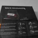 Neck and Back Massager for Pain Relief Deep Tissue with Heat, Shiatsu Shoulder Massager with Bi-Directional Rotating Head for Neck, Back, Shoulders, and Legs (Black)