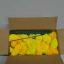 Ranjaner 50 Pcs Artificial Marigold Flowers, Silk Marigolds Bulk with Stems, Silk Flowers for Day of The Dead, Diwali, Dia De Los Muertos(Color:Yellow)