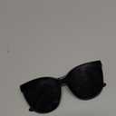 LVIOE Polarized Sunglasses for Women UV400 Protection Oversized Cat Eye Frame Retro Sunglasses for Driving Fishing Outdoor (A01 Black Frame/Gray Polarized Lenses)