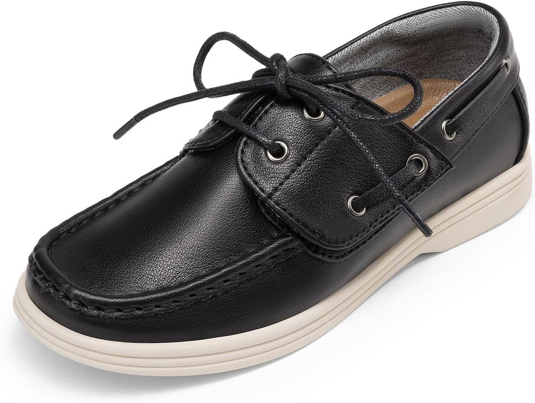 DREAM PAIRS Boys Dress Shoes Boat Shoes Slip on Loafers Casual School Shoes (Toddler/Little Kid/Big Kid) 12