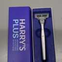 Harry's Plus Razor Shaving Kit for Men - Premium Handle and 3 Razor Blade Cartridges - Advanced Pivoting System - Onyx