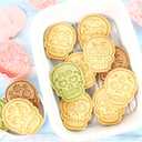 2 x 10Pcs Mini Halloween Cookie Cutters Different Ghost Modeling Design 10 Skull Designs with Different Facial Shapes, Cute for Kids Holiday Baking