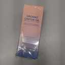 Organic Castor Oil Roll-On with Rose Quartz, 100% Pure Cold-Pressed & Unrefined, Hexane-Free, For skin, Eyebrows and Eyelashes, 50mL (1.7oz)