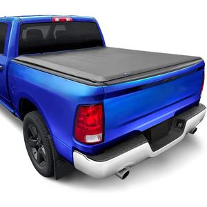 Tyger Auto T1 Soft Roll-up Truck Bed Tonneau Cover Compatible with 2002-2008 Dodge Ram 1500; 2003-2009 2500 3500 | 6'4" (76") Bed | TG-BC1D9056, Black