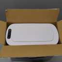 Cesun Automatic Motion Sensor Bathroom Trash Can with Lid, 2.6 Gallon Touchless Trash Bin, Smart Plastic Slim Garbage Can Small White Wastebasket for Toilet, Office, rv, Bedroom, Living Room