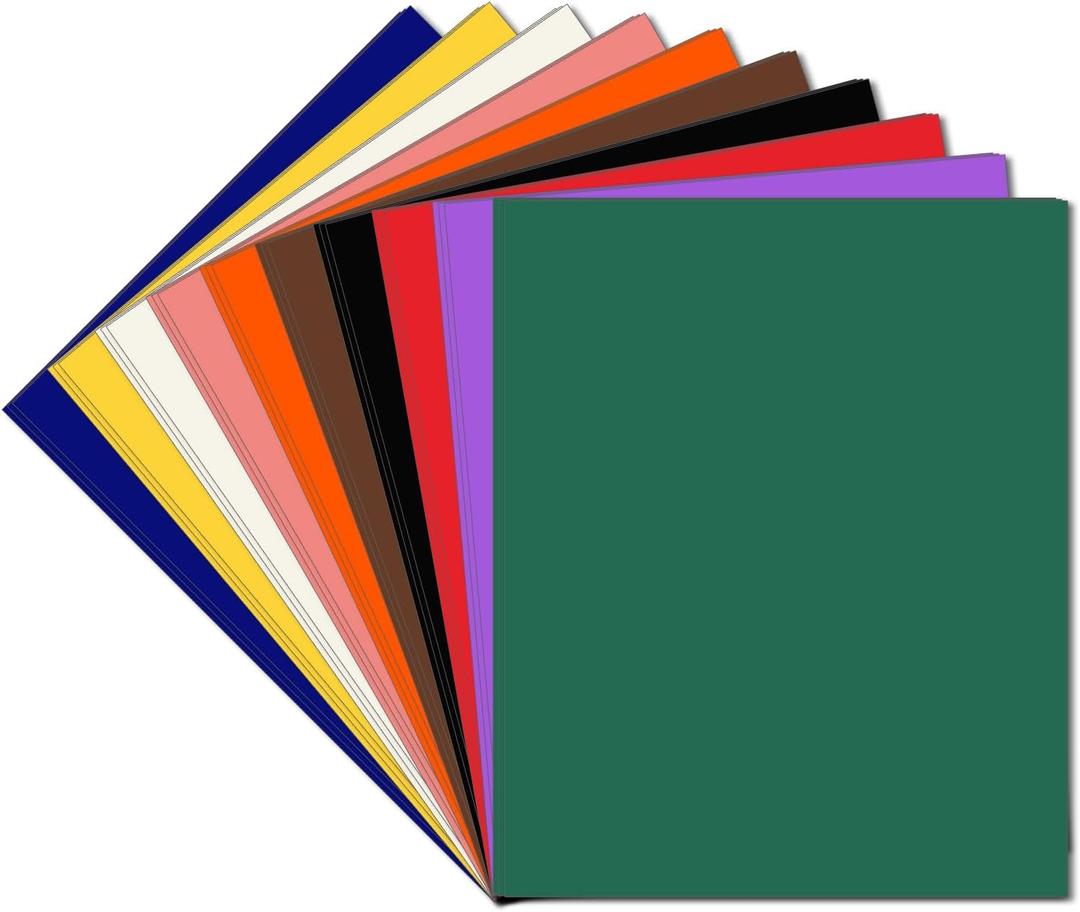 2 x 30 Sheets Colored Poster Board  11 x 14 Inches, 10 Bright Assorted Colors for Classroom Projects, Arts and Crafts, Presentations, and Displays
