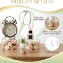 6 Pcs Acrylic Risers for Display Stands, 3 Sizes 5.91'' 5.12'' 3.54'', Round Nesting Pedestal Stands with Hollow Bottom, Round Acrylic Cylinder Display Stand for Jewelry Dessert Show