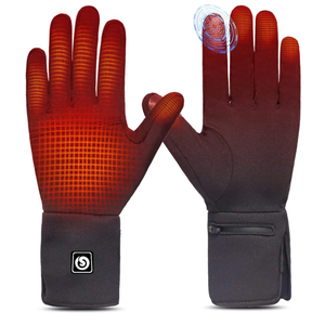 SAVIOR HEAT Heated Glove Liners for Men Women, Rechargeable Battery Electric Heated Gloves, Winter Warm Thin Liners for Skiing, Snowboarding, Hiking, Cycling, Hand Warmers