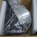 4 Inch Dryer Vent Cover Outside,Galvanized Steel Hooded Wall Vent Cover with Screen & Flap,Metal Wall Mount Exhaust Vent Cover,Exterior Dryer Vent Hood Outdoor Dryer Vent Cover for Bathroom Fan-Black