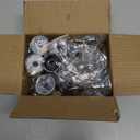 New Star Foodservice Triton Harp Clip Style Place Card / Table Number Holder, 1.5 Inch, Silver, Set of 12