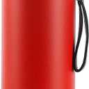 GOOFIT Insulated Water Bottle with Carrying Strap, Metal Stainless Steel Kids Water Bottle, Double-Walled Vacuum Thickened Design BPA-Free, Fits in Travel and Sports,27Oz Red