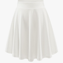 DRESSTELLS Women's Casual Skirt 2025, Stretchy High Waist Aline Mini Skater Skirts, SizeM