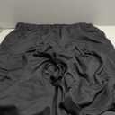 OYOANGLE Women's Plus Size Elastic High Waist Flap Pocket Cargo Pants Streetwear Loose Baggy Trousers with Pocket 4X Large Black