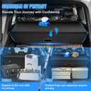 AUXKO Retractable Cargo Cover for Volvo XC60 2026-2018, Trunk Cargo Cover Luggage Security Shade Cover for 2026 2025 2024 Volvo XC60 Shielding Shade Anti-Peeping Luggage Privacy Screen, Carbon Fiber