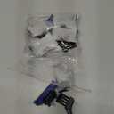 6PCS LinMei Replacement Shaver Heads for 1st Generation Micro Touch Solo Men's Trimmer with 2 Cleaning Brushes (Blue)