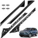 4 PCS Windshield A-Pillar Trim Molding Set Compatible with Ford Explorer 2011-2019,Driver &Passenger Side,Outer & Inner Trim Kit BB5Z-7803145-AA,BB5Z-7803145-BA,BB5Z-7803136-BABB5Z-7803144-AA