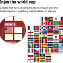 HONCHAN 2026 Soccer The World Championship Schedule Poster & Final Round 48-team Collection Showcase,national flag sticker 39.37 in x 27.56 in, Great Gifts for Soccer Fans (Sticker Schedule)