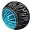 mikimini Satin Bonnet Pack of 2 for Men and Women, Reversible Double Layer Sleeping Silk Bonnet for Curly Hair Braids with Anti-Slip Adjustable Widened Elastic Band Super Large Soft (XL, Black/Red)