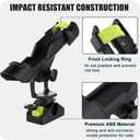 Combo Mount Fishing Rod Holders - 360 Degree Adjustable Boat Rod Rack