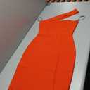 Adrianna Papell One Shoulder Midi Dress L