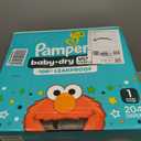 Pampers Diapers - Baby Dry - Size 1, 204 Count, Absorbent Disposable Infant Diaper