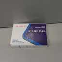 2 x Ink Pads for Stamps | Blue Ink Stamp Pad | Rubber Stamps Ink Pad - Premium Quality Felt Pad for Stamps | Stamp Pads | Large Size