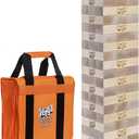Jenga Giant - Hardwood Blocks - Stacks to Over 3 feet - Officially Licensed - JS4