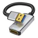 THANDBLE USB to HDMI Adapter 1080P 60Hz, USB A 3.0 to HDMI Adapter for Monitor, TV, Projectors, Compatible with Mac OS Windows 7/8/10/11 - Requires Driver Installation