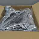 HOUSE DAY 11.4 Inch Baby Hangers 50 Pack - Plastic Kids Hangers Space Saving Thin Profile, Children Closet Organizers with Rotatable Hook of 360°, Heavy Duty for Toddler Clothes Nursery - Gray