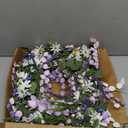 22 Inches Summer Wreaths for Front Door Blue Summer Door Wreath Spring Floral Wreath with Wildflower Lanvender for Wall Porch Indoors Outdoor Window Home Decorations