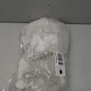 Kurt Adler 10-Light White and Silver Angel Treetop, 12-Inch